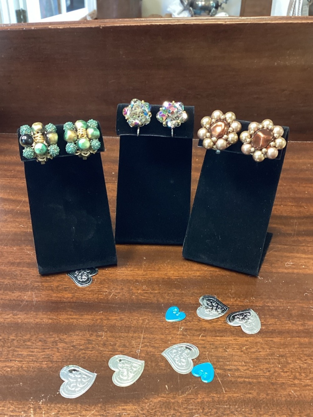 Clip-on earring sale: 3 pairs for $9!